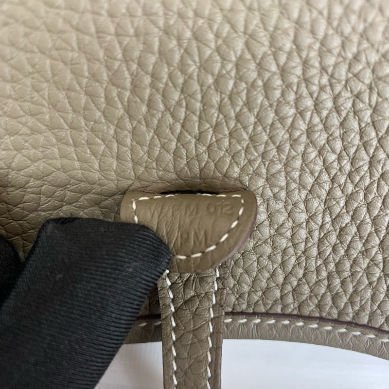 愛馬仕/Hermes Evelyne Mini 銀扣大象灰 W刻 配件：盒子，塵袋 尺寸：16*18*5cm-9