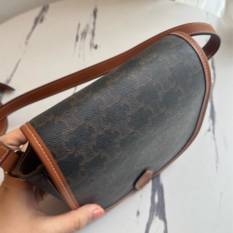 Celine咖pvc半圓斜背包 ❤️‍🔥❤️‍🔥-1