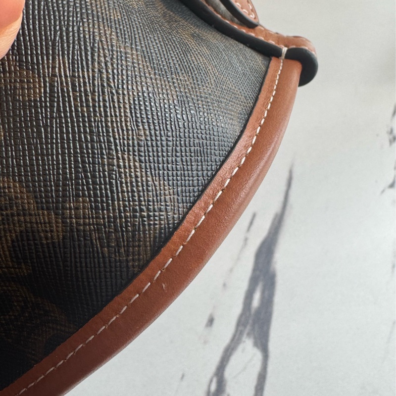 Celine咖pvc半圓斜背包 ❤️‍🔥❤️‍🔥-10