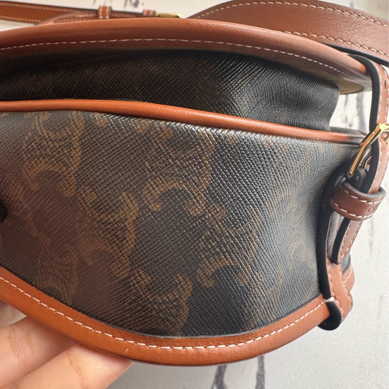 Celine咖pvc半圓斜背包 ❤️‍🔥❤️‍🔥-11