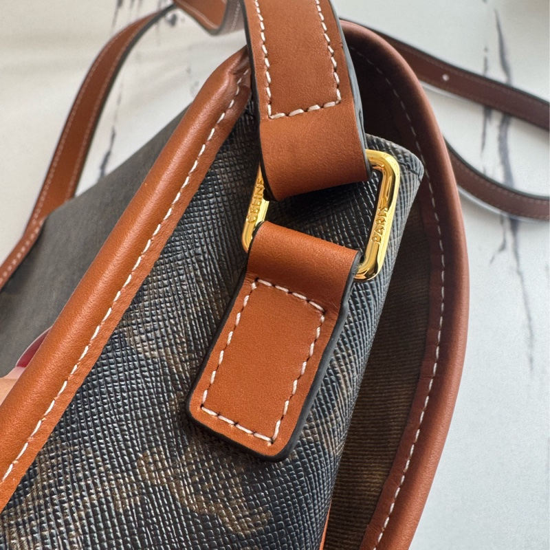 Celine咖pvc半圓斜背包 ❤️‍🔥❤️‍🔥-14