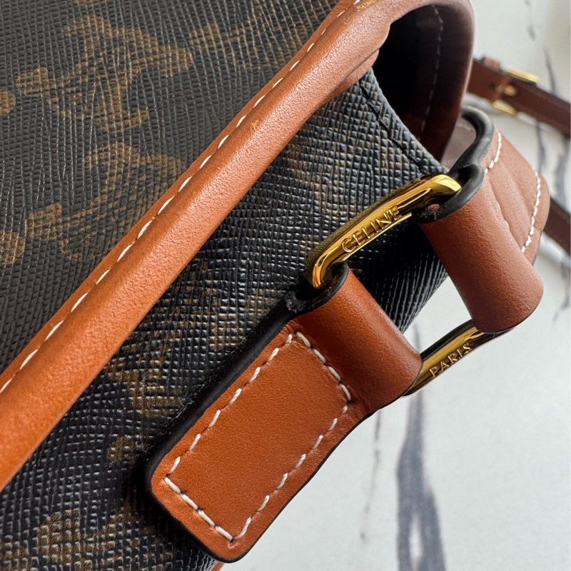 Celine咖pvc半圓斜背包 ❤️‍🔥❤️‍🔥-16