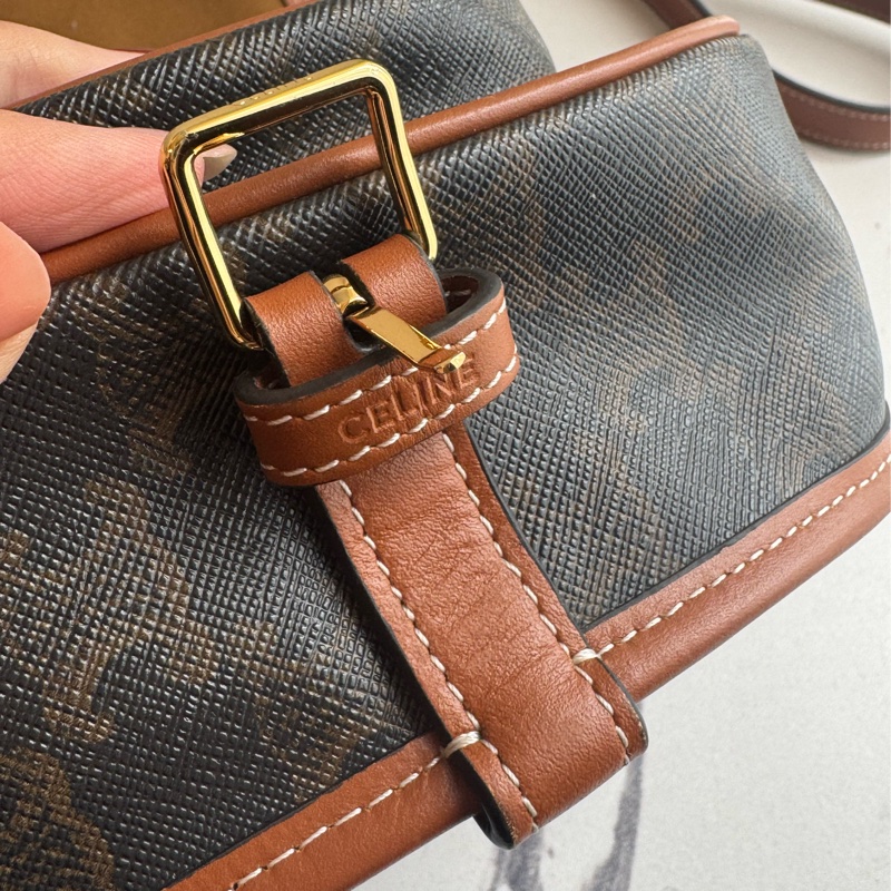 Celine咖pvc半圓斜背包 ❤️‍🔥❤️‍🔥-21