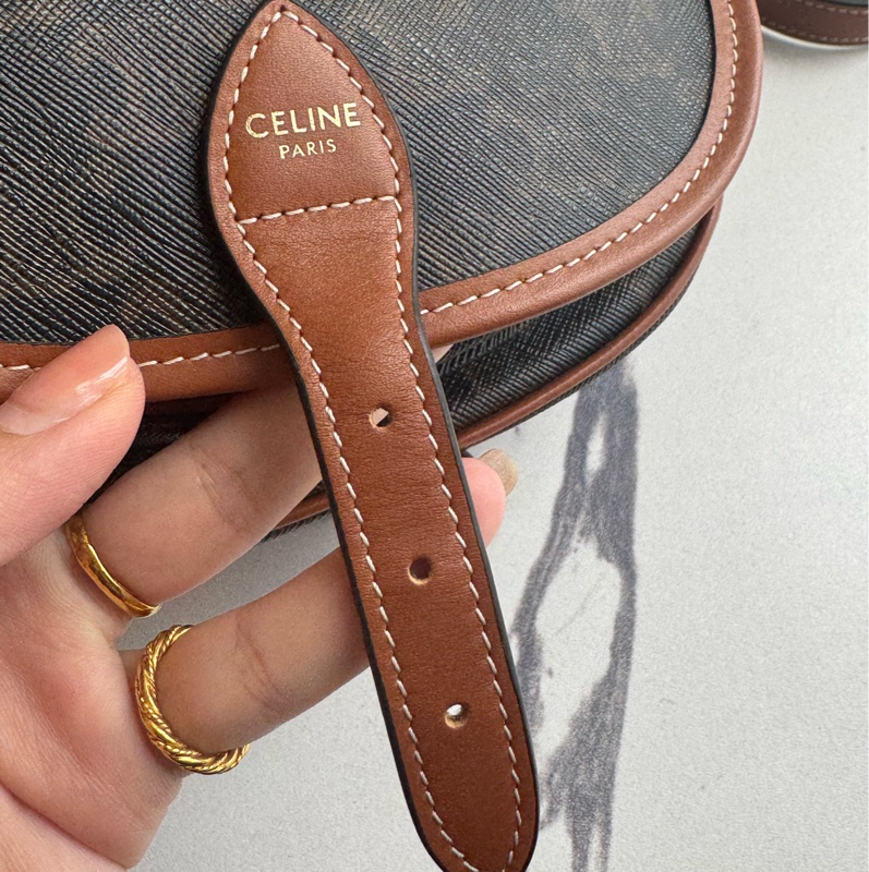 Celine咖pvc半圓斜背包 ❤️‍🔥❤️‍🔥-22