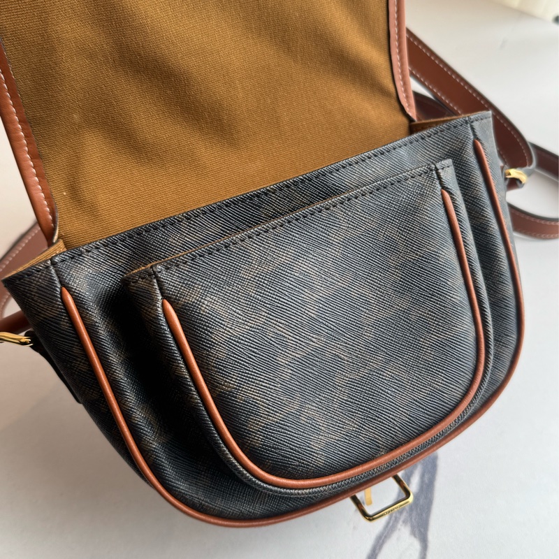 Celine咖pvc半圓斜背包 ❤️‍🔥❤️‍🔥-25