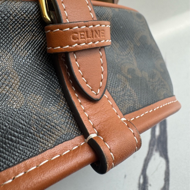 Celine咖pvc半圓斜背包 ❤️‍🔥❤️‍🔥-34