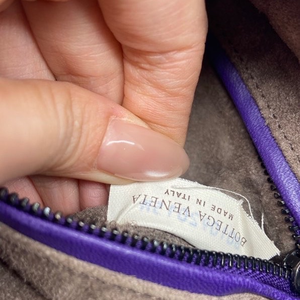 Bottega Veneta紫色骰子包飯盒包，邊角有磨損划痕發黑-8