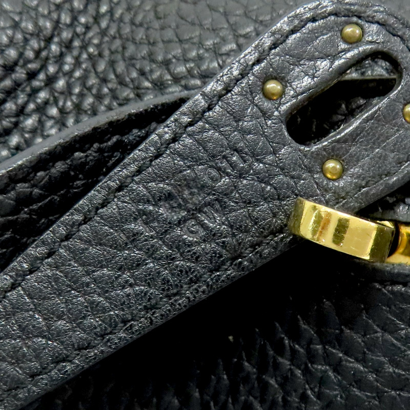 黑色 Clemence 牛皮 Lindy 26 肩背包 T刻 金釦【HERMES 愛馬仕】 H073428CC-7