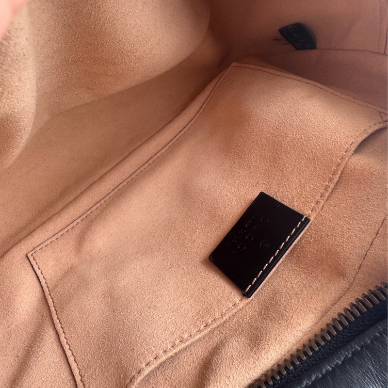 Gucci黑色金雙G marmont相機包 超經典-20