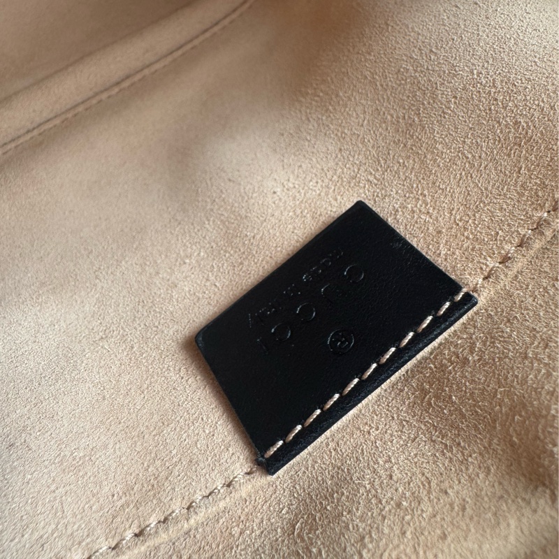 Gucci黑色金雙G marmont相機包 超經典-21