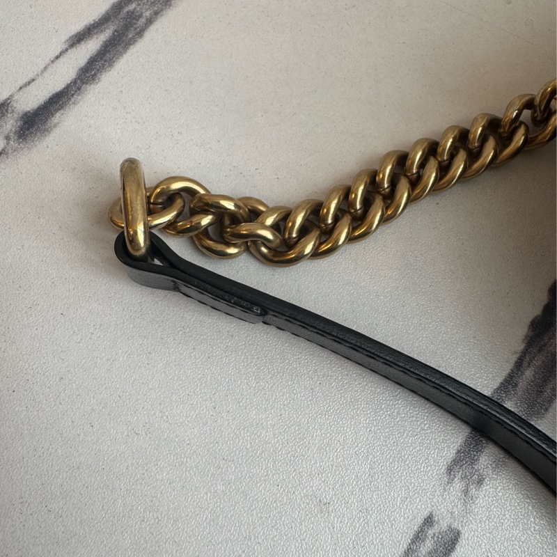 Gucci黑色金雙G marmont相機包 超經典-41