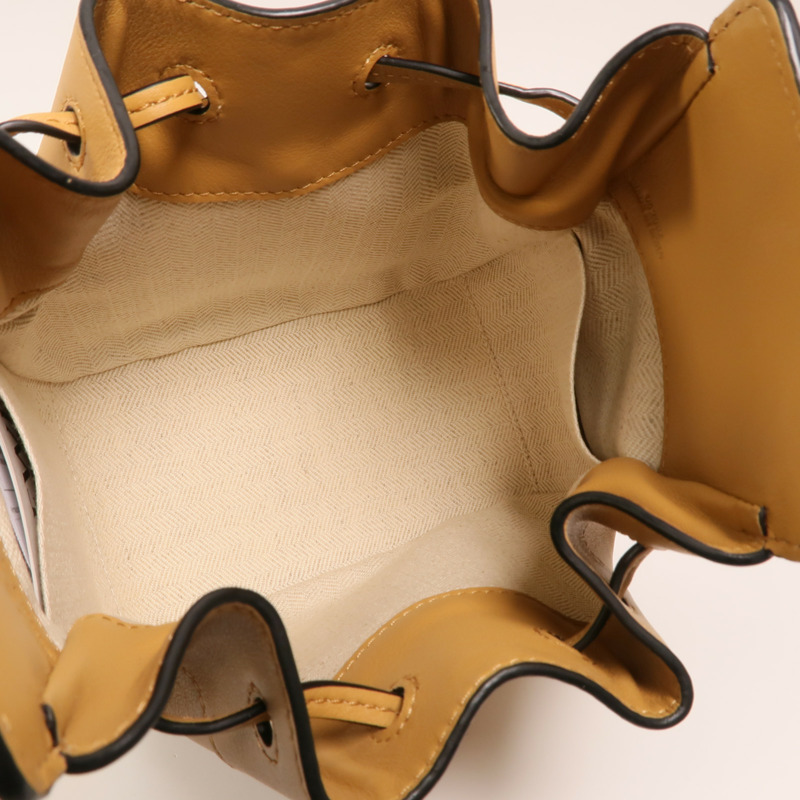 LOEWE 牛皮皮革Mini Hammock金扣手挽肩背兩用袋-4