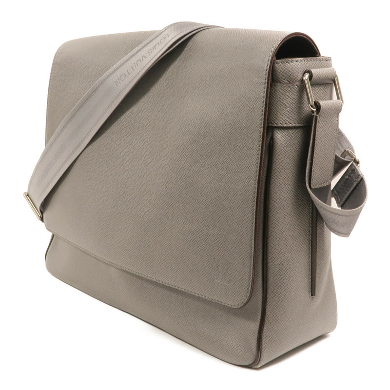 LOUIS VUITTON Taiga Roman GM銀扣肩背袋-2