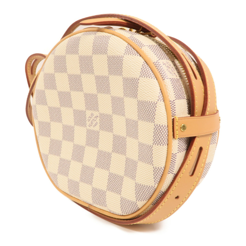 LOUIS VUITTON Damier Azur Boite Chapeau Souple PM金扣肩背袋-2