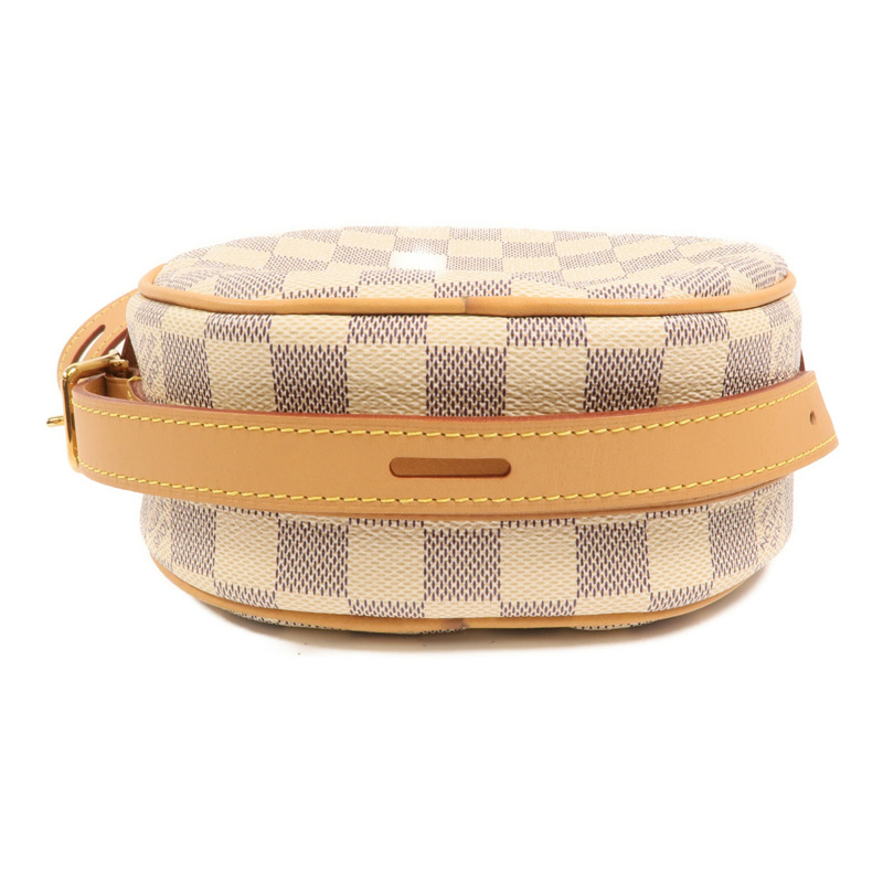 LOUIS VUITTON Damier Azur Boite Chapeau Souple PM金扣肩背袋-3