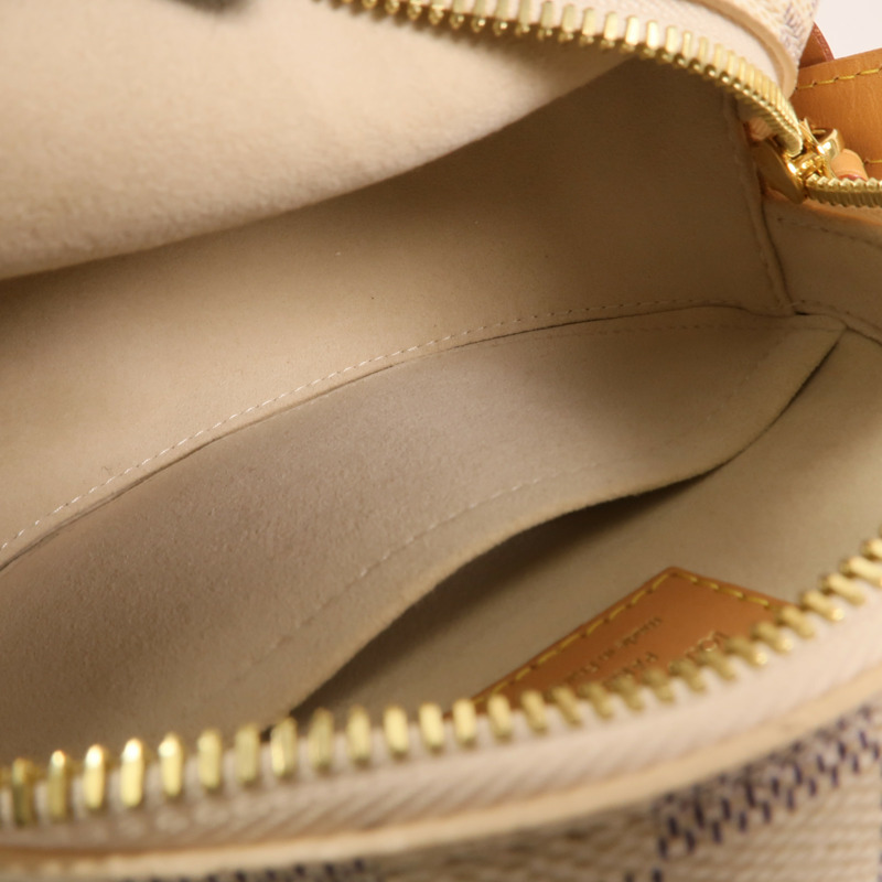 LOUIS VUITTON Damier Azur Boite Chapeau Souple PM金扣肩背袋-4