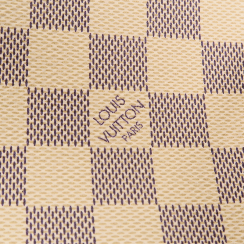 LOUIS VUITTON Damier Azur Boite Chapeau Souple PM金扣肩背袋-13