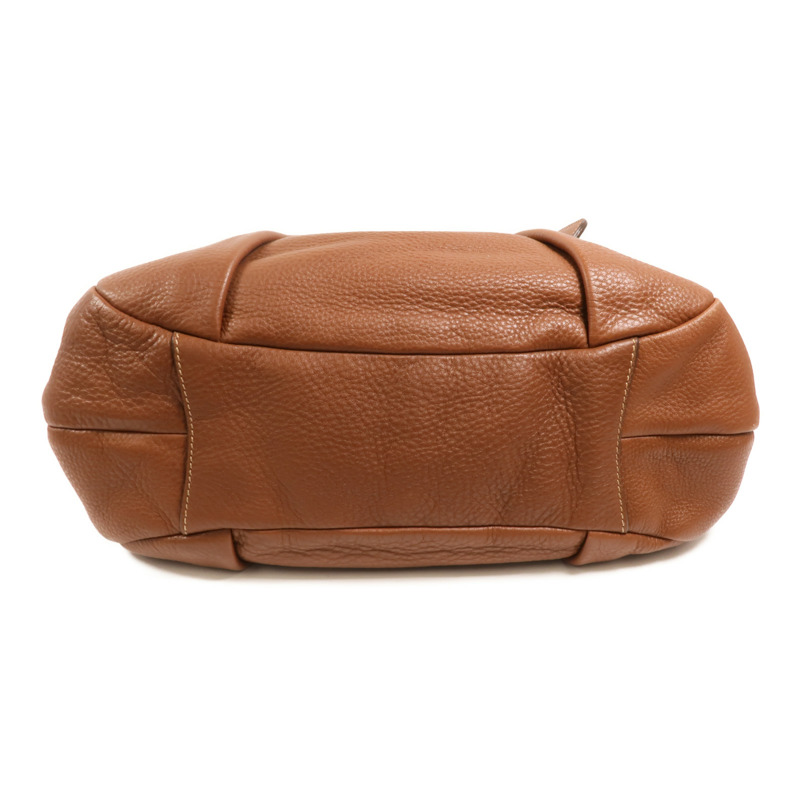 PRADA 牛皮皮革Bauletto Bag金扣肩背袋-3