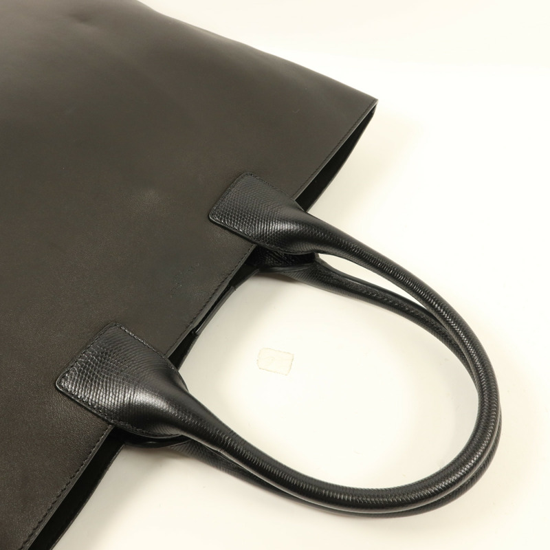 GIVENCHY 牛皮皮革Tote Bag銀扣手挽袋-4