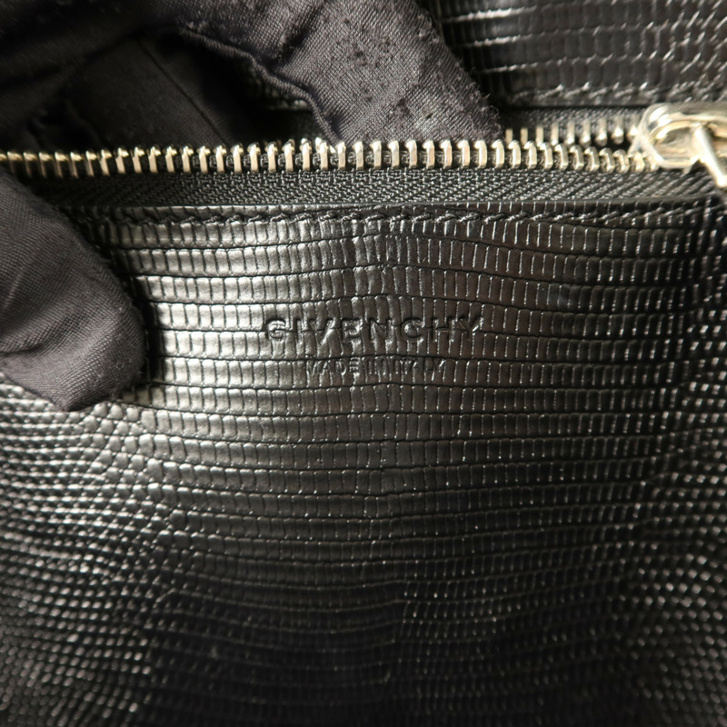 GIVENCHY 牛皮皮革Tote Bag銀扣手挽袋-6