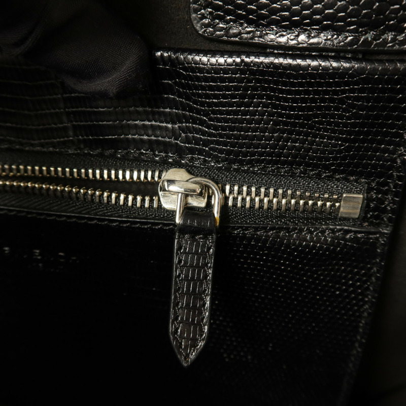 GIVENCHY 牛皮皮革Tote Bag銀扣手挽袋-8