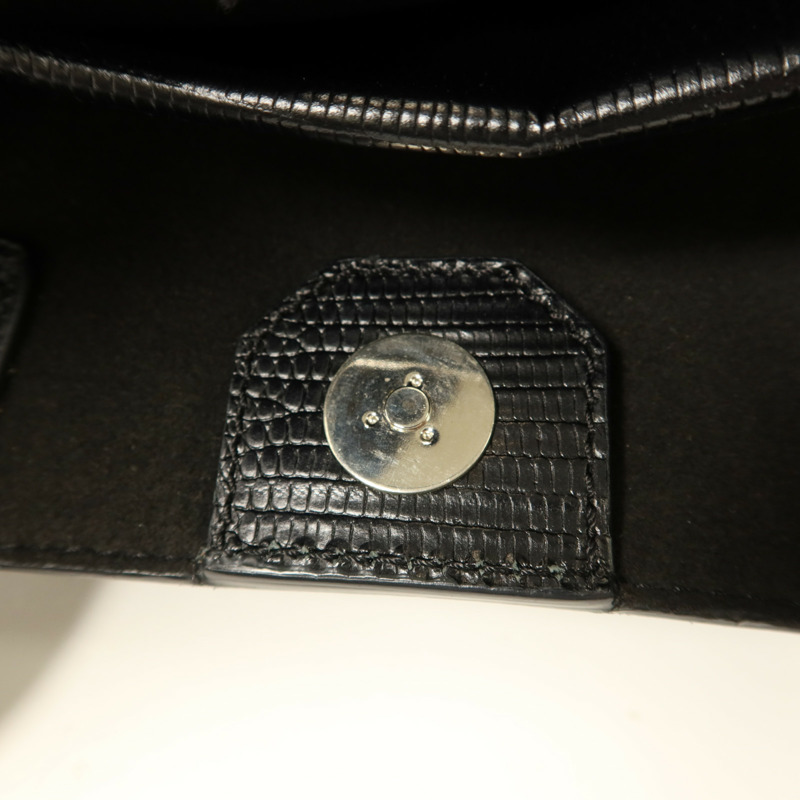 GIVENCHY 牛皮皮革Tote Bag銀扣手挽袋-10