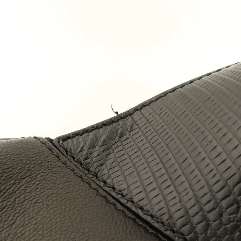 GIVENCHY 牛皮皮革Tote Bag銀扣手挽袋-16