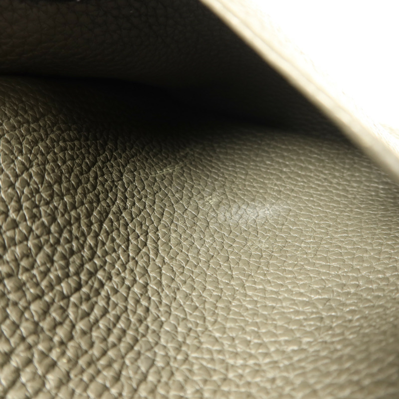 HERMES Clemence皮革Lindy 34銀扣手挽肩背兩用袋-16