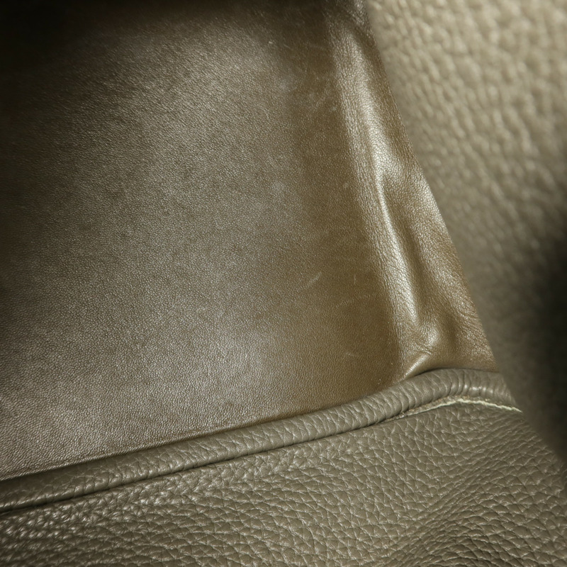 HERMES Clemence皮革Lindy 34銀扣手挽肩背兩用袋-20