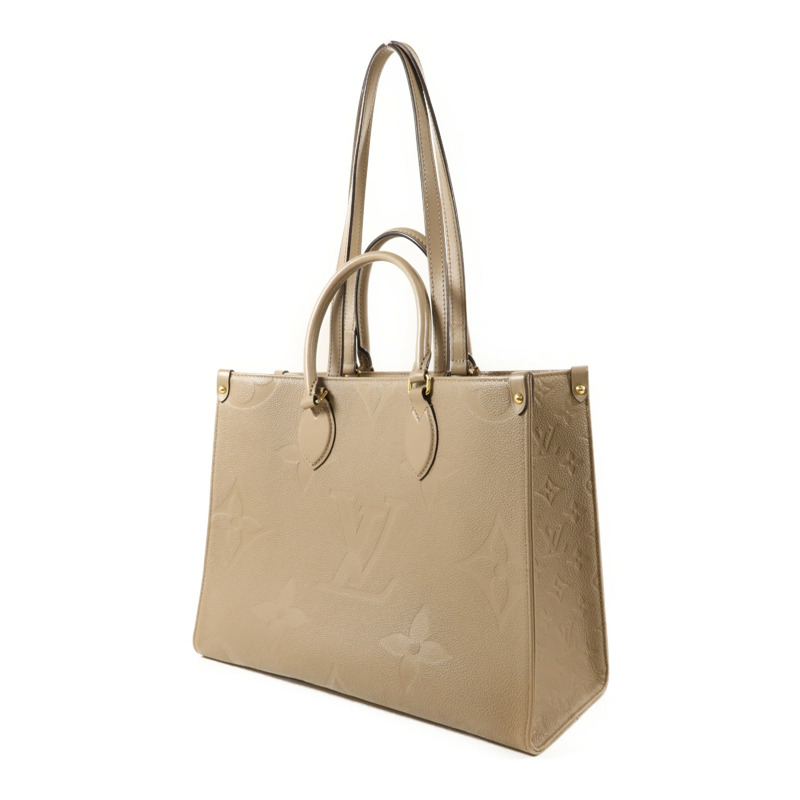 LOUIS VUITTON Monogram Empreinte On The Go MM金扣手挽肩背兩用袋-2