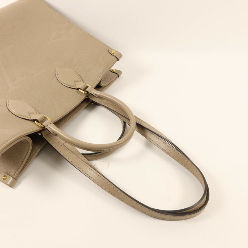 LOUIS VUITTON Monogram Empreinte On The Go MM金扣手挽肩背兩用袋-4