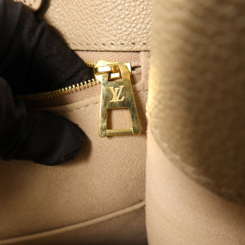 LOUIS VUITTON Monogram Empreinte On The Go MM金扣手挽肩背兩用袋-7