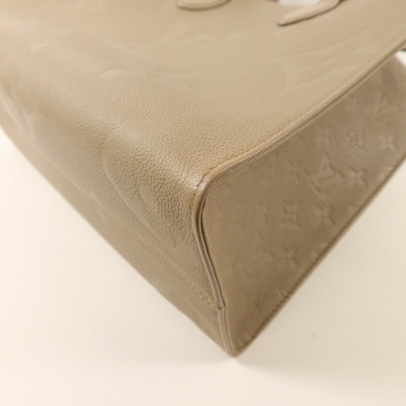 LOUIS VUITTON Monogram Empreinte On The Go MM金扣手挽肩背兩用袋-9