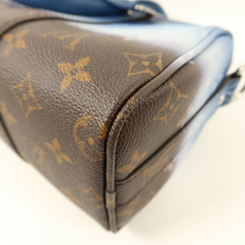 LOUIS VUITTON Monogram Keepall Bandouliere 25銀扣手挽肩背兩用袋-13