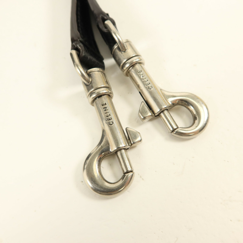 CELINE 牛皮皮革Nano Luggage銀扣手挽肩背兩用袋-9