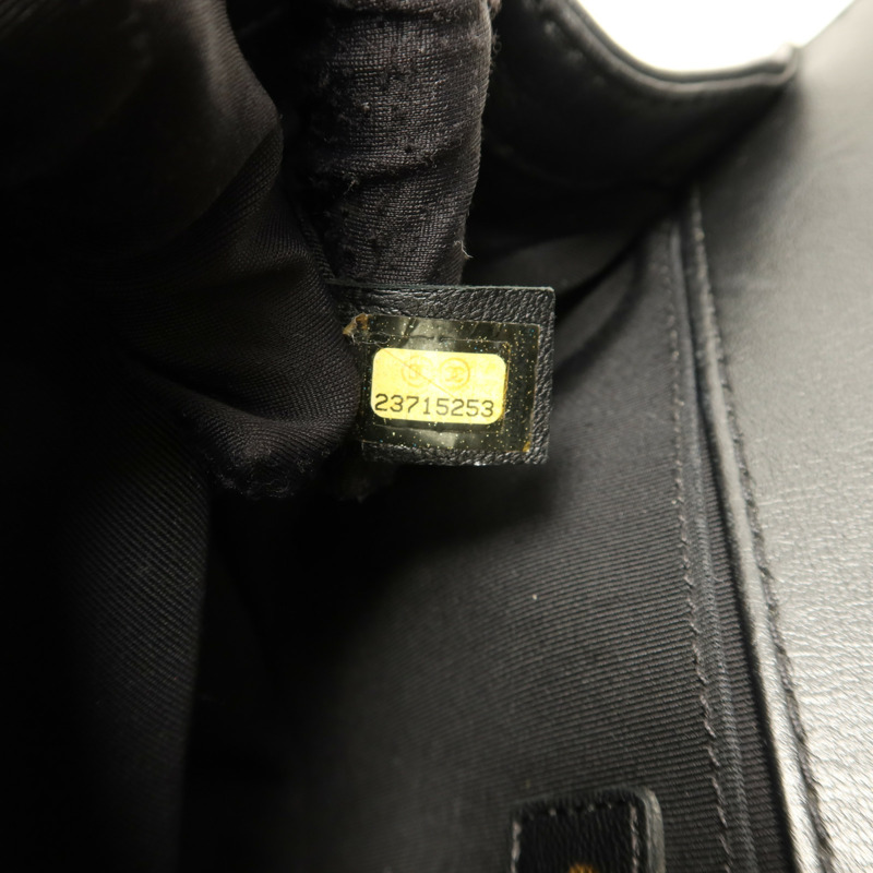 CHANEL 牛皮皮革Boy 25金扣鏈帶手挽肩背兩用袋-9