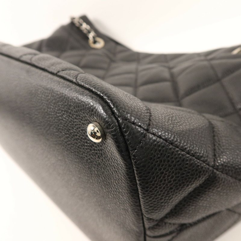 CHANEL 牛皮皮革Tote Bag銀扣鏈帶手挽袋-14