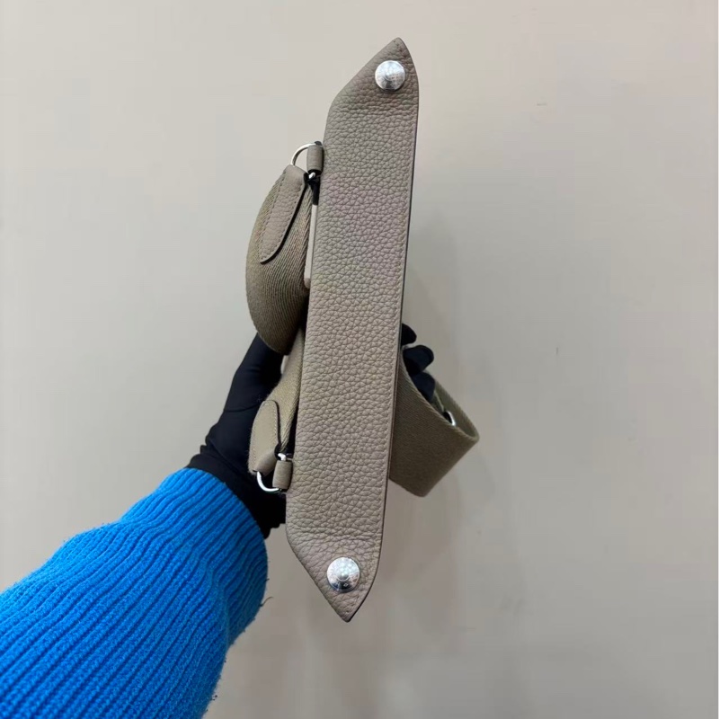 🌈Hermes🧡Videpoches🧡8Q馬爾法米色銀扣 🌈全新全套🌈有單🌟Full Set🌟閑置🌟愛馬仕🌟-5