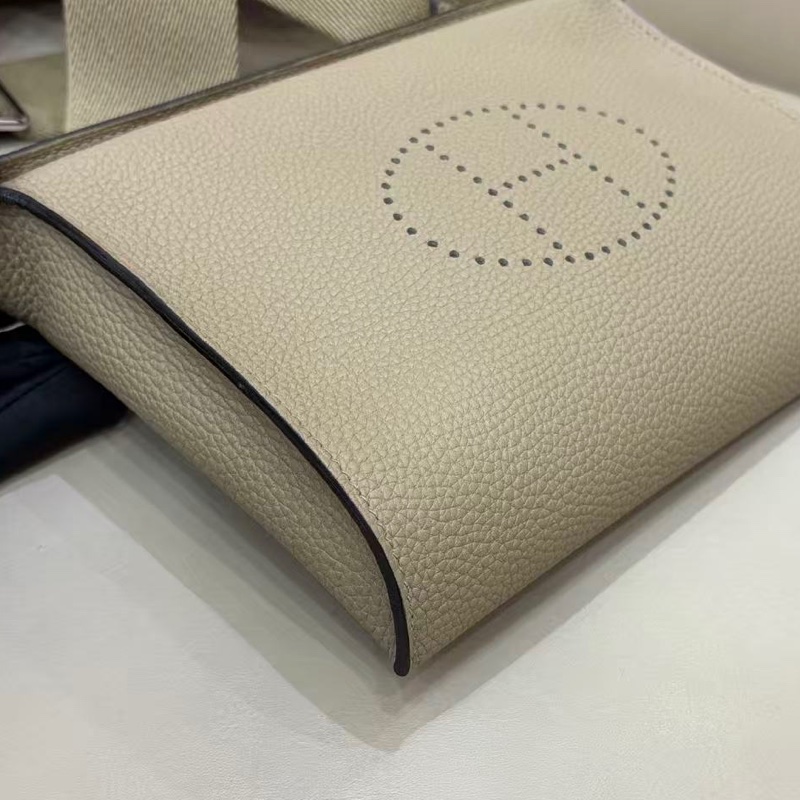 🌈Hermes🧡Videpoches🧡8Q馬爾法米色銀扣 🌈全新全套🌈有單🌟Full Set🌟閑置🌟愛馬仕🌟-6