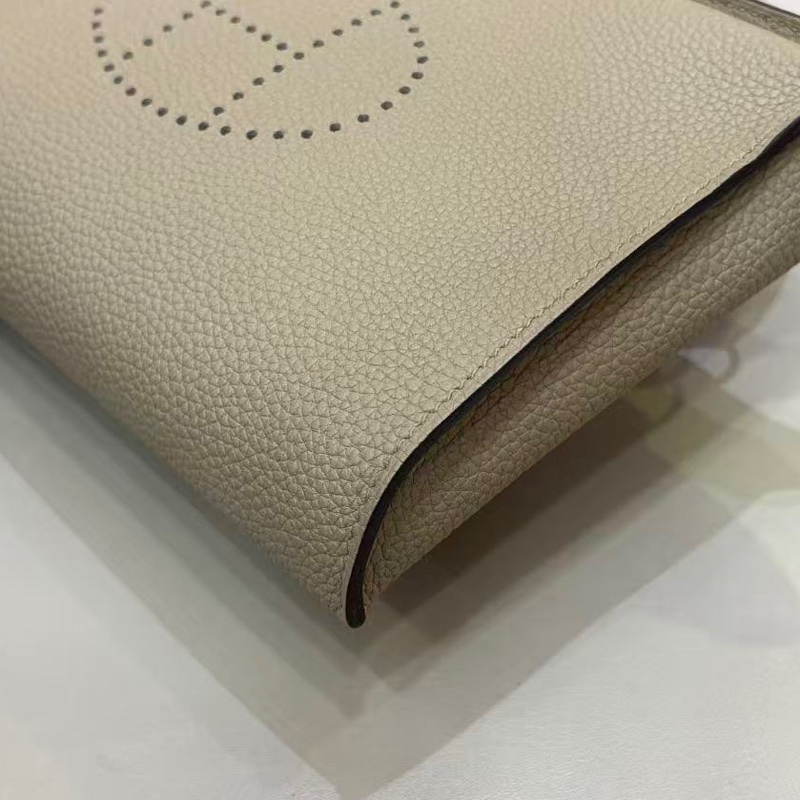 🌈Hermes🧡Videpoches🧡8Q馬爾法米色銀扣 🌈全新全套🌈有單🌟Full Set🌟閑置🌟愛馬仕🌟-7