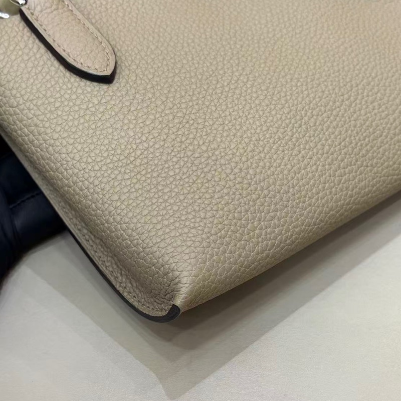 🌈Hermes🧡Videpoches🧡8Q馬爾法米色銀扣 🌈全新全套🌈有單🌟Full Set🌟閑置🌟愛馬仕🌟-8