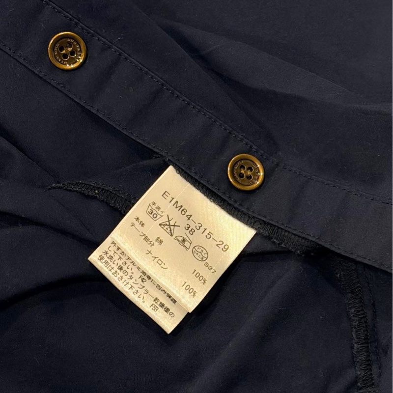 BURBERRY 藍標 深藍 寛版口袋戰馬休閒襯衫-9