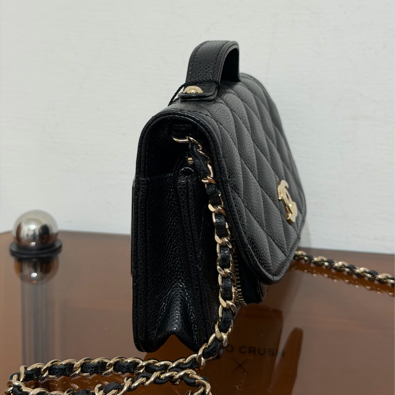 #98新 Chanel 22b mini郵差包 市場稀有！-7