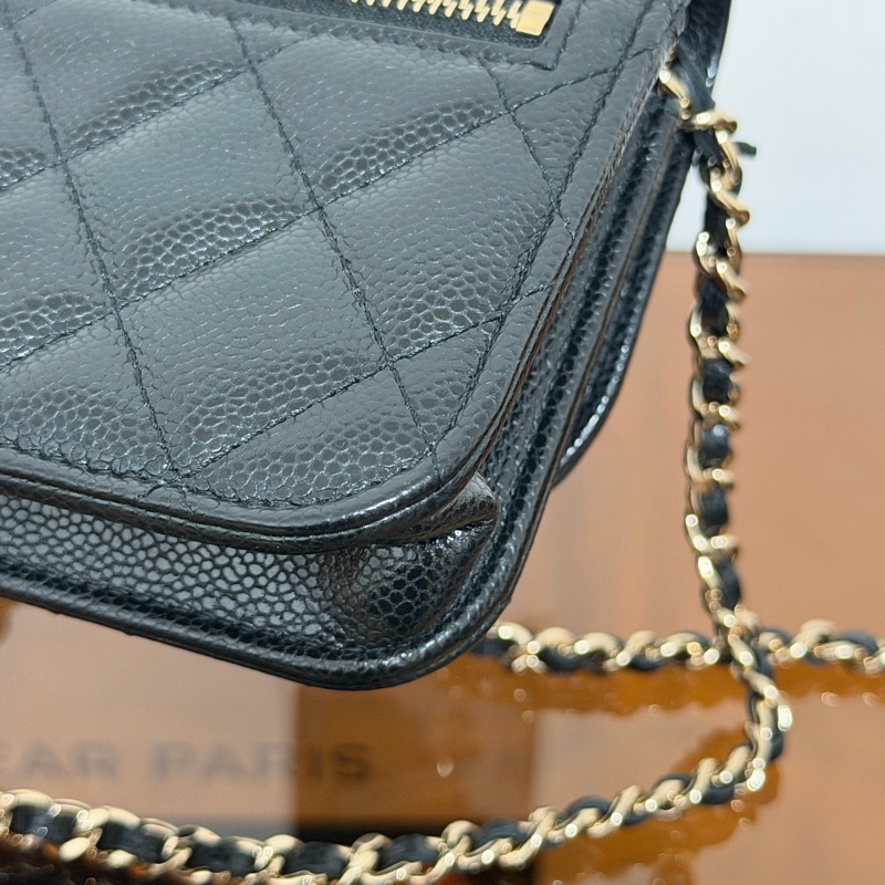 #98新 Chanel 22b mini郵差包 市場稀有！-15