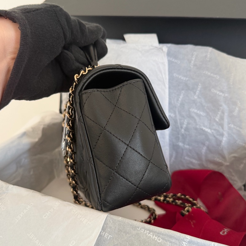 #全網最便宜 Chanel CF20 Handle 羊皮 全新閑置-6