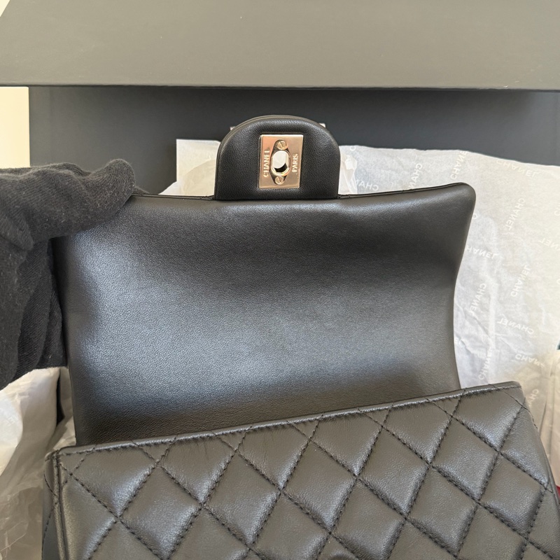 #全網最便宜 Chanel CF20 Handle 羊皮 全新閑置-10