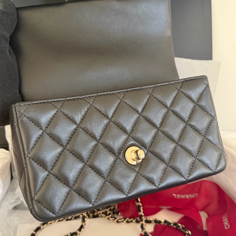 #全網最便宜 Chanel CF20 Handle 羊皮 全新閑置-11