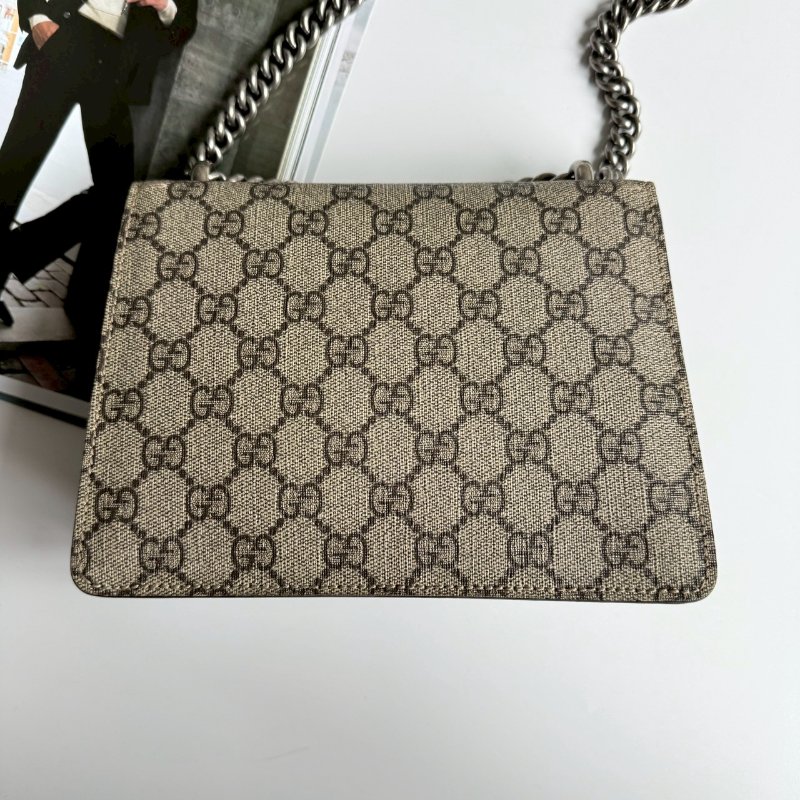 ✨經典款必買 GUCCI 烏木色咖色酒神包-1