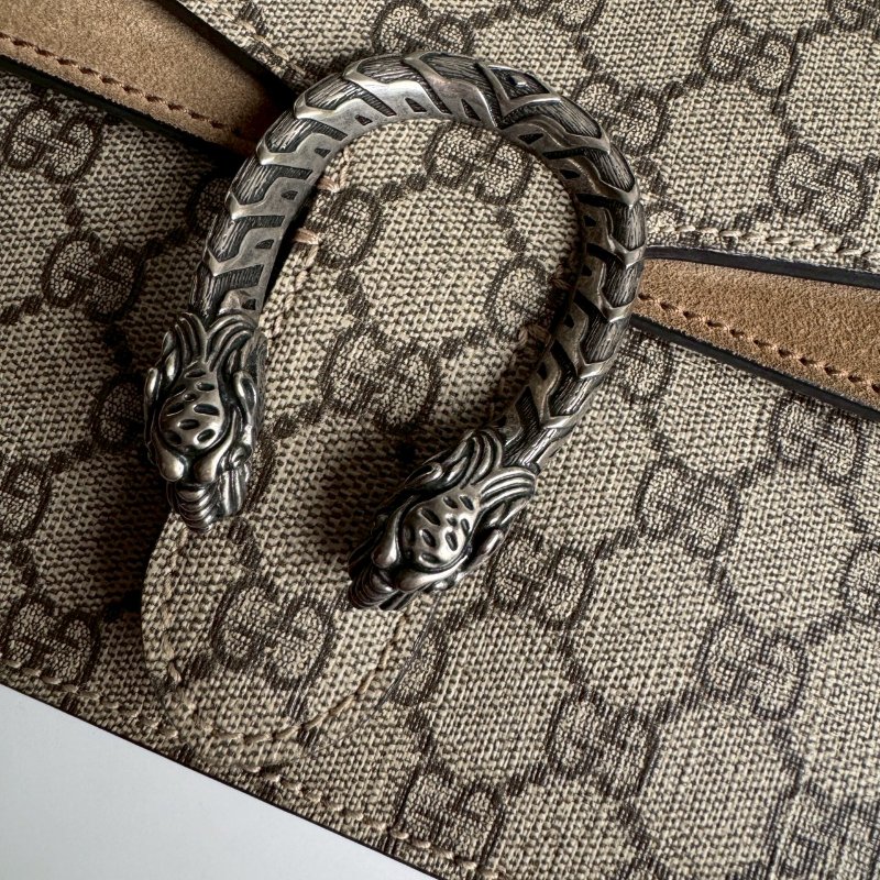 ✨經典款必買 GUCCI 烏木色咖色酒神包-2