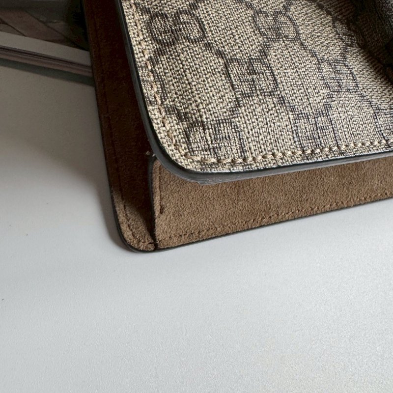 ✨經典款必買 GUCCI 烏木色咖色酒神包-3